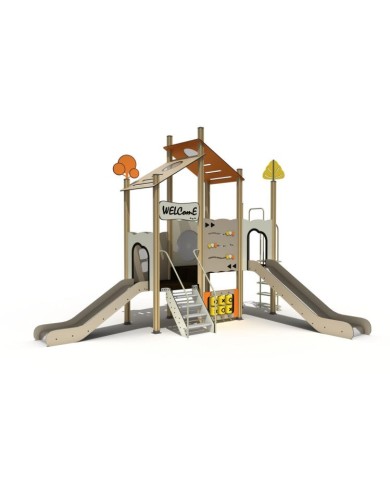 OC228 - Playground in legno inclusivo