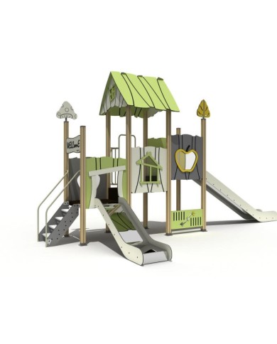 OC232 - Playground in legno inclusivo