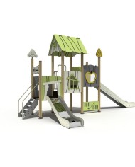 OC232 - Playground in legno inclusivo