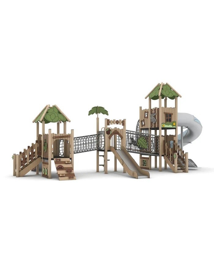 OC375- Playground in legno inclusivo